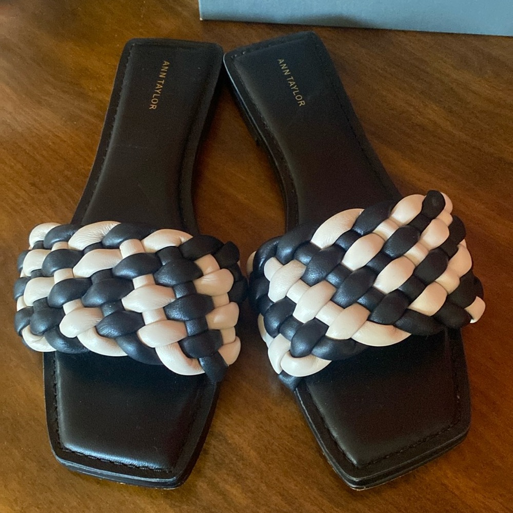 Ann Taylor woven women’s sandal slide 9